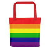 Rainbow Flag Tote Bag