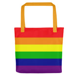 Rainbow Flag Tote Bag