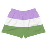 Genderqueer Flag Athletic Shorts