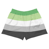 Aromantic / Demiromantic Flag Athletic Shorts