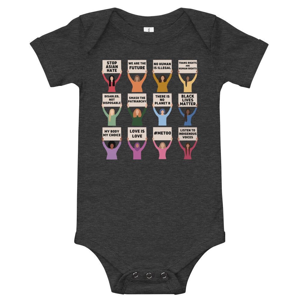 Global Protesting Women Baby Onesie