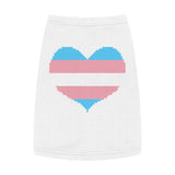 Transgender Pixel Heart Pet Tank Top