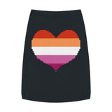 Lesbian Pixel Heart Pet Tank Top