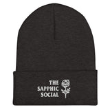 The Sapphic Social Rose Beanie