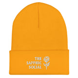 The Sapphic Social Rose Beanie