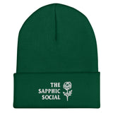 The Sapphic Social Rose Beanie