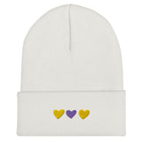 Intersex Pride Hearts Beanie