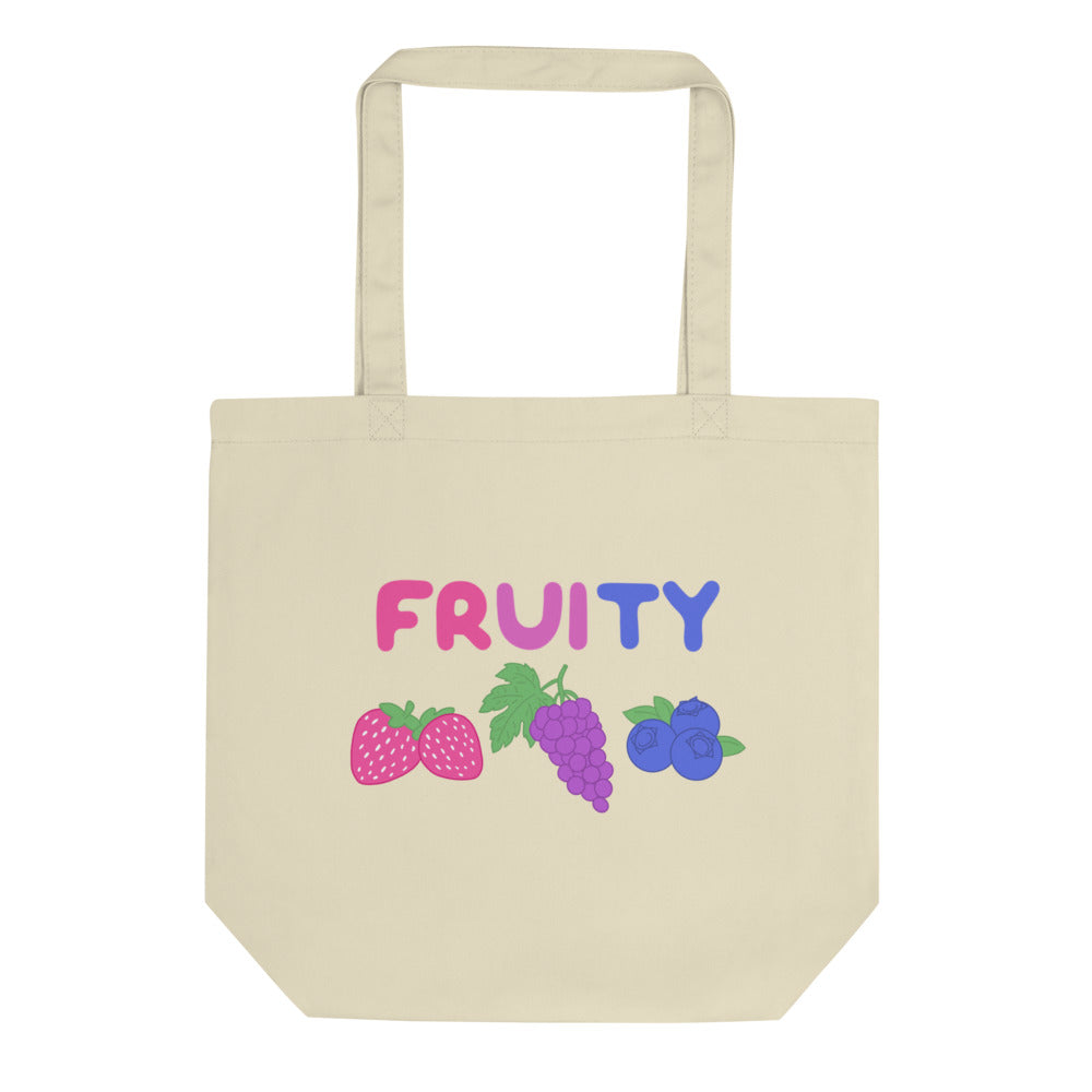 Fruity Bisexual Pride Tote Bag
