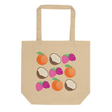 Lesbian Fruity Flag Tote Bag