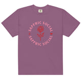 The Sapphic Social Rose Circle T-Shirt