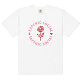 The Sapphic Social Rose Circle T-Shirt