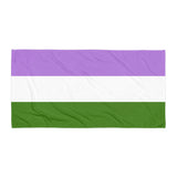 Genderqueer Flag Towel
