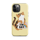 I'm Gay Tough iPhone Case
