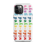 Wide-Eyed Gays Tough iPhone Case