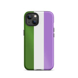 genderqueer Flag Tough iPhone Case