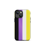 Non-Binary Flag Tough iPhone Case