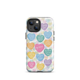 Lover Candy Heart Lyrics Tough iPhone Case
