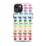 Wide-Eyed Gays Tough iPhone Case