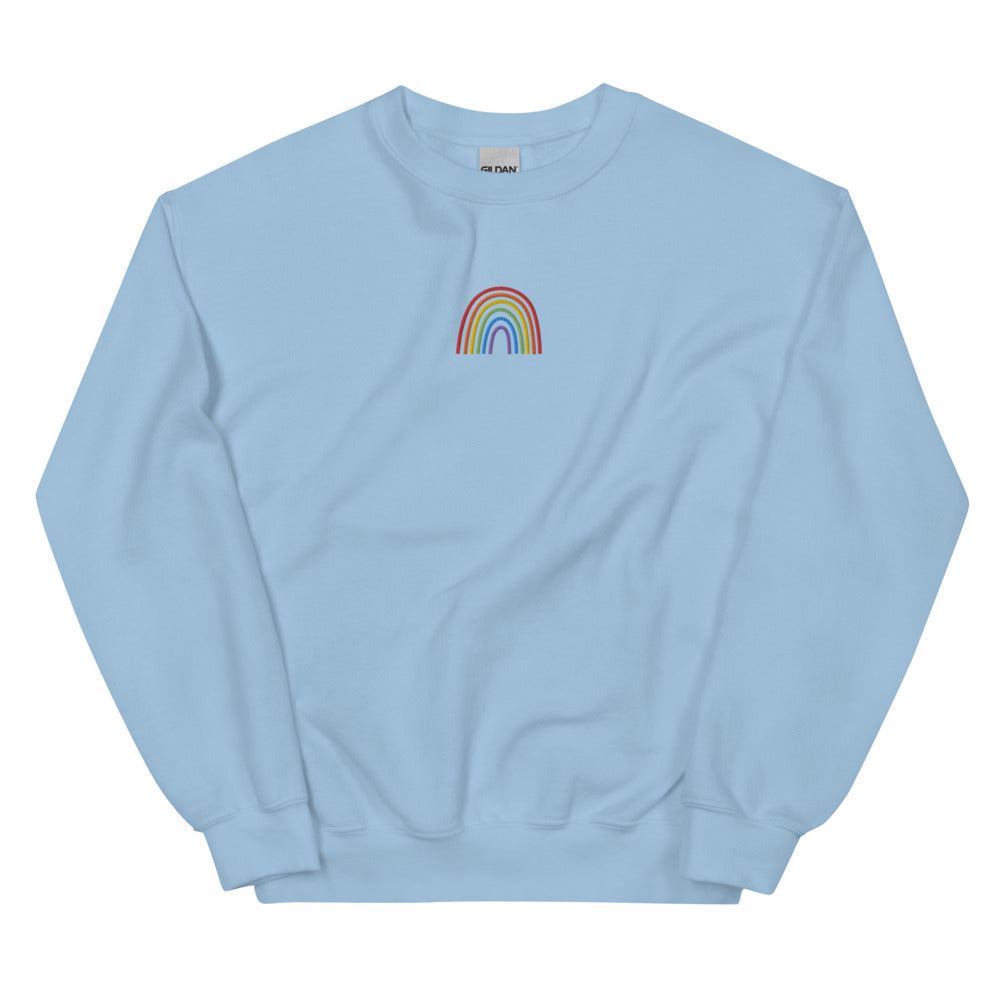 Rainbow Embroidered Sweatshirt