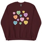 Naughty Valentine's Candy Hearts Sweatshirt