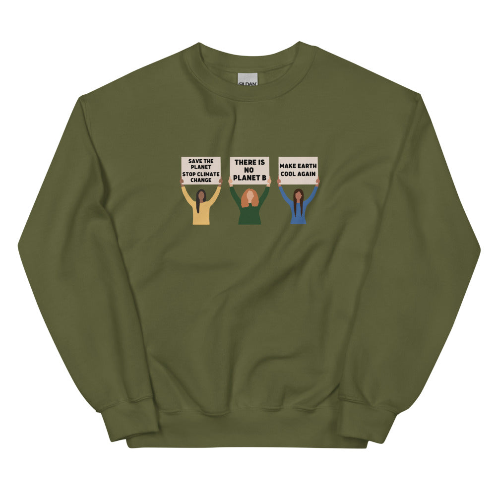 Climate Change Protest Sweatshirt