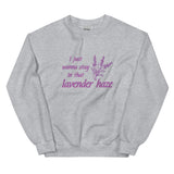 Lavender Haze (lyric) Sweatshirt