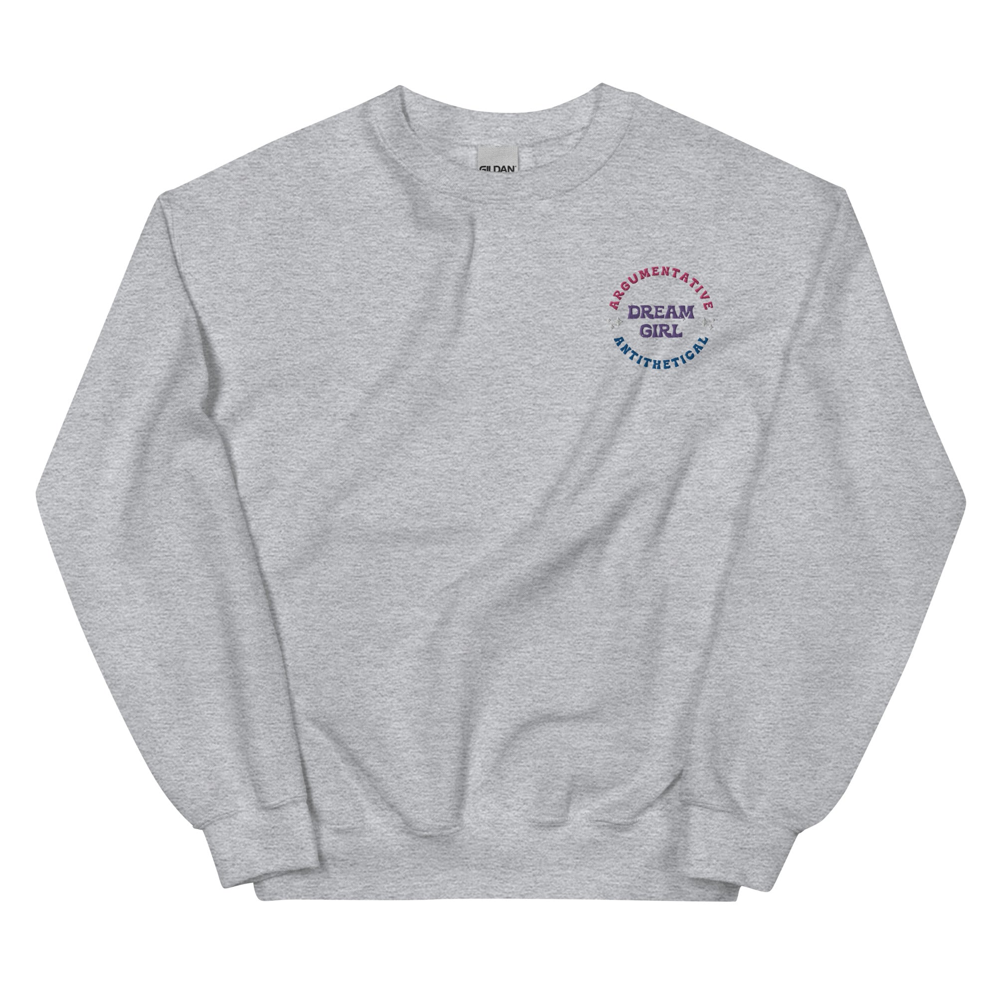 Dream Girl Cotton Candy Embroidered Sweatshirt
