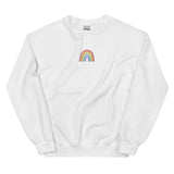 Rainbow Embroidered Sweatshirt