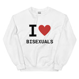 I Heart Bisexuals Sweatshirt