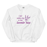 Lavender Haze (lyric) Sweatshirt