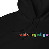 Wide-Eyed Gays Rainbow Hoodie