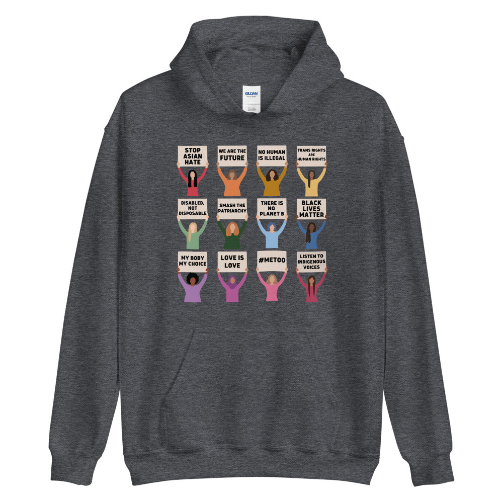 Global Protesting Women Hoodie
