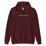 Wide-Eyed Gays Rainbow Hoodie