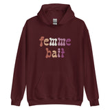 Femme Bait Retro Lesbian Hoodie