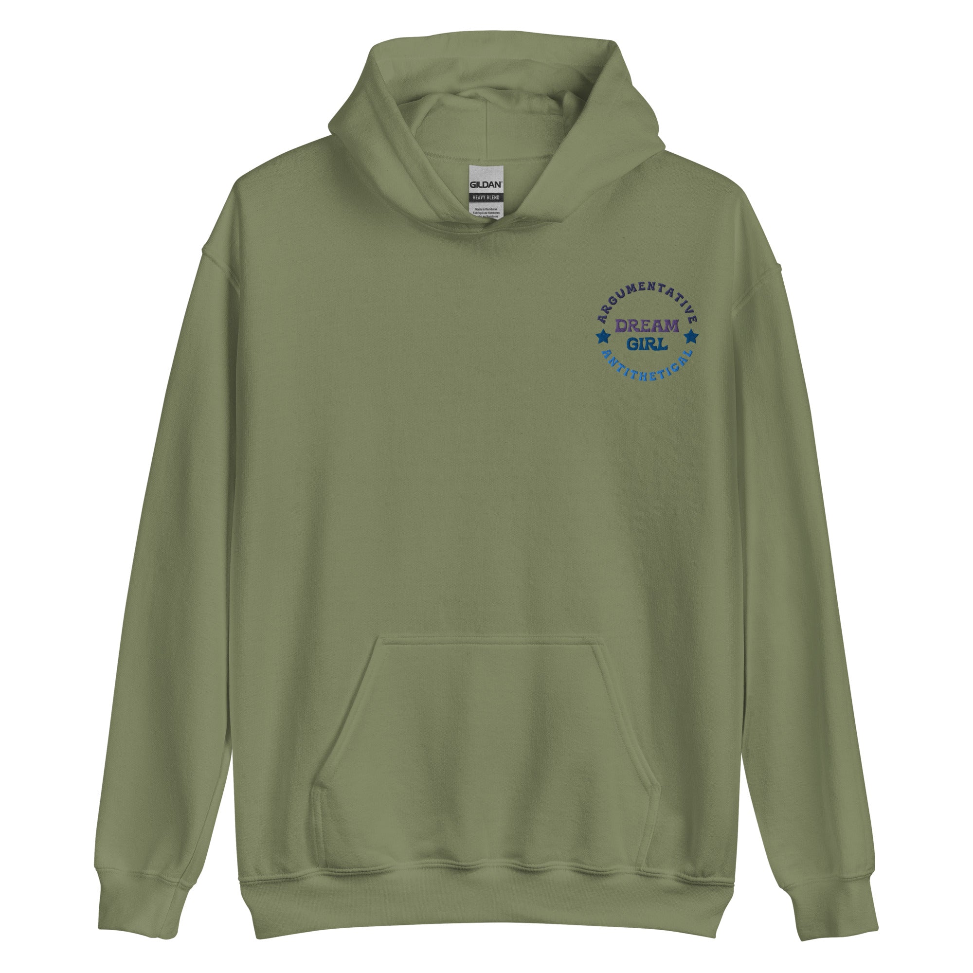 Dream Girl Midnights Blue Embroidered Hoodie