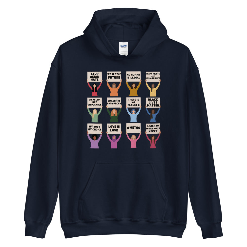 Global Protesting Women Hoodie