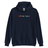 Wide-Eyed Gays Rainbow Hoodie