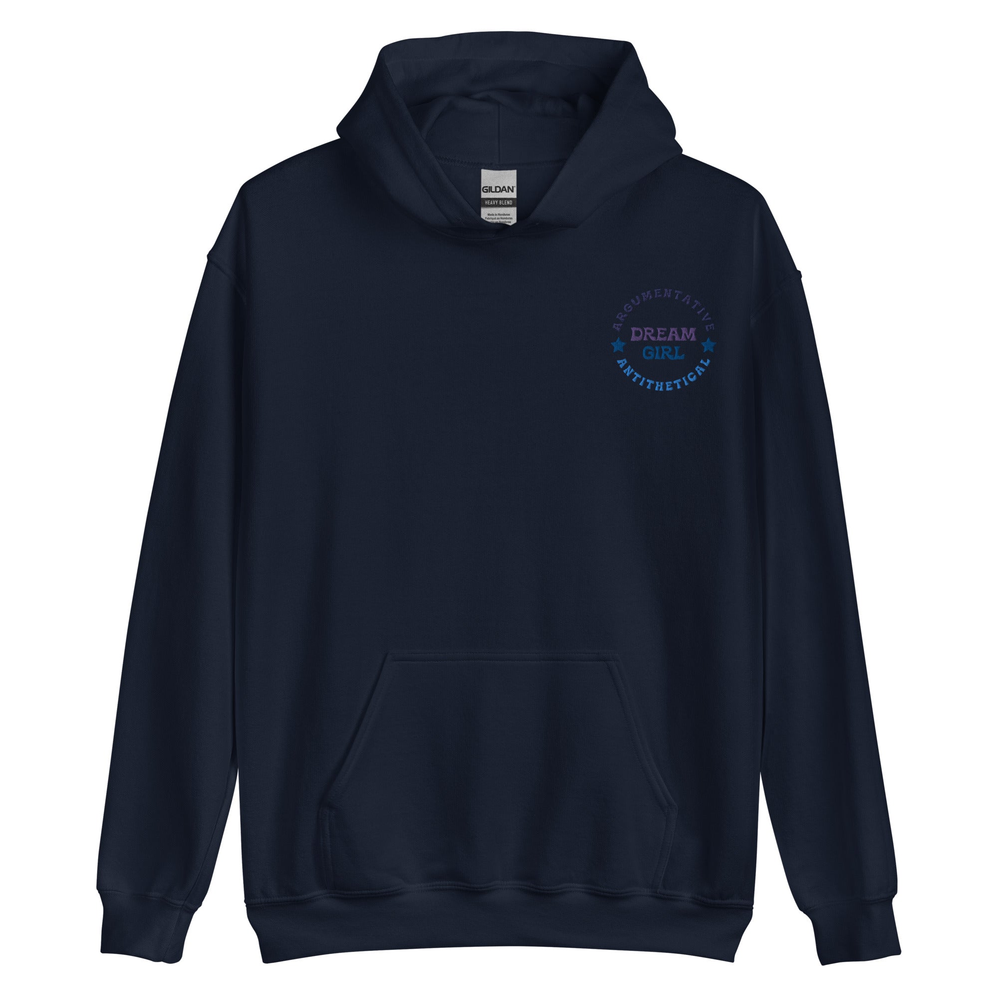 Dream Girl Midnights Blue Embroidered Hoodie
