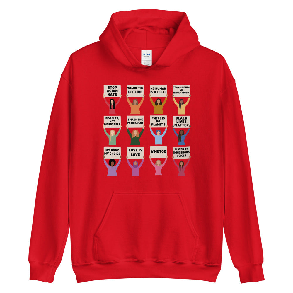 Global Protesting Women Hoodie