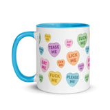Naughty Valentine's Candy Hearts Mug